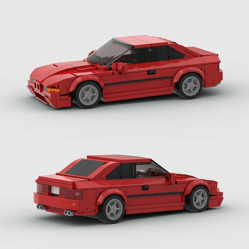 BMW 850CSi Red - Rapidbricks